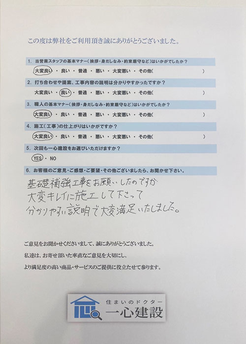 横浜市鶴⾒区 I・K様
