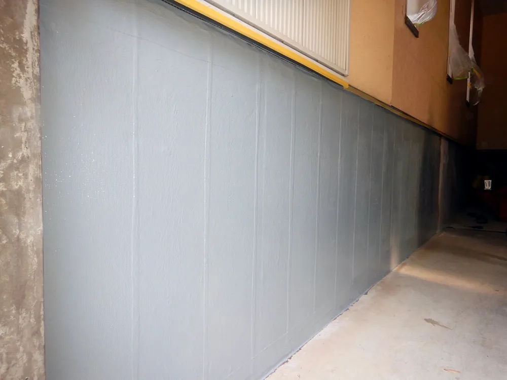 外側基礎角部の欠損・ひび補修 施工後