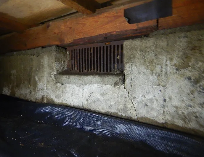 NEWタフロン 床下基礎コンクリート施工前(ケース1)