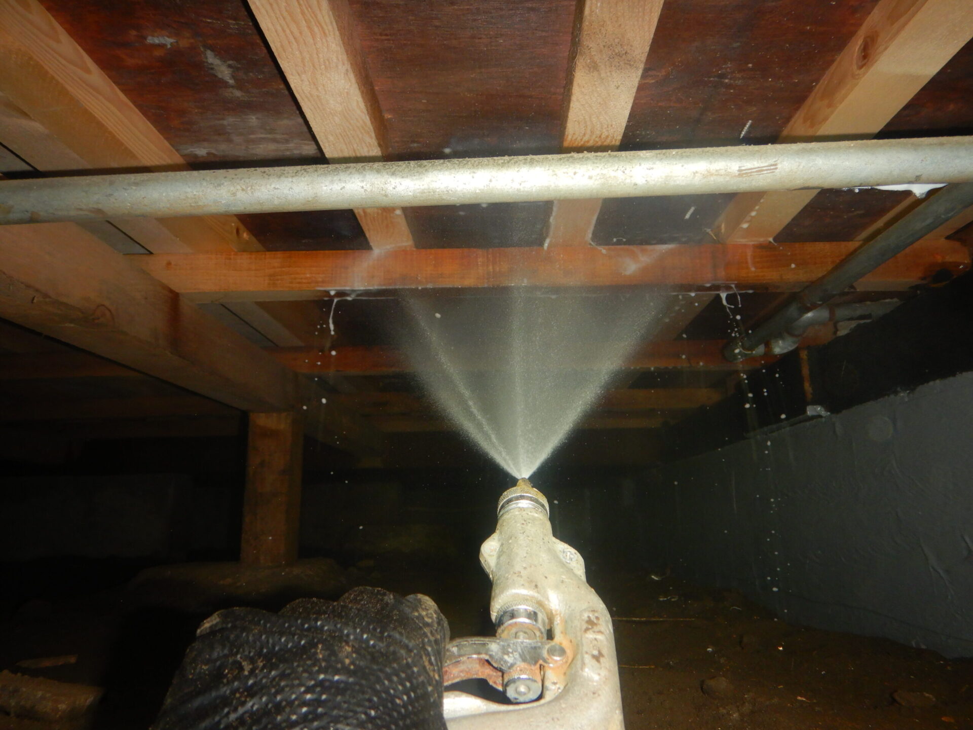 消毒施工で、木材の腐朽や劣化をしっかり防ぐ